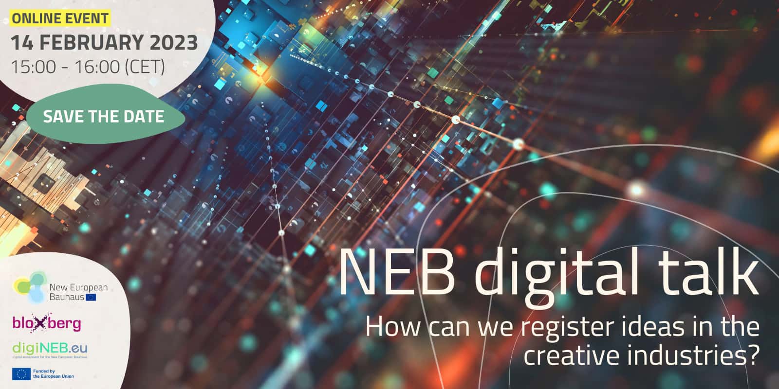 NEB Digital Talk: How can we register ideas in the creative industries?