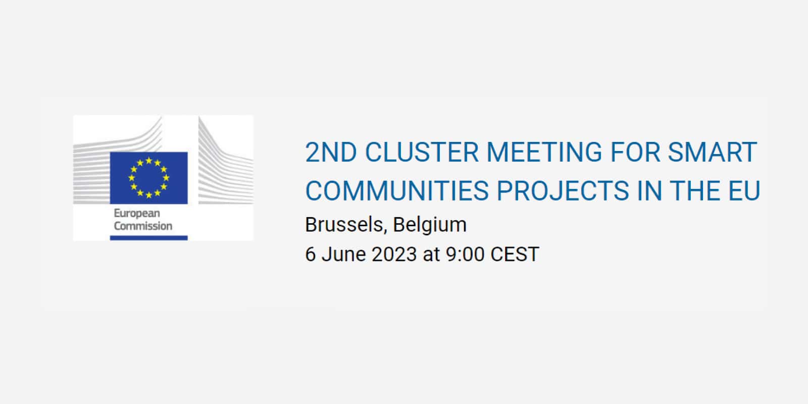 Second cluster meeting for smart communities projects in the EU